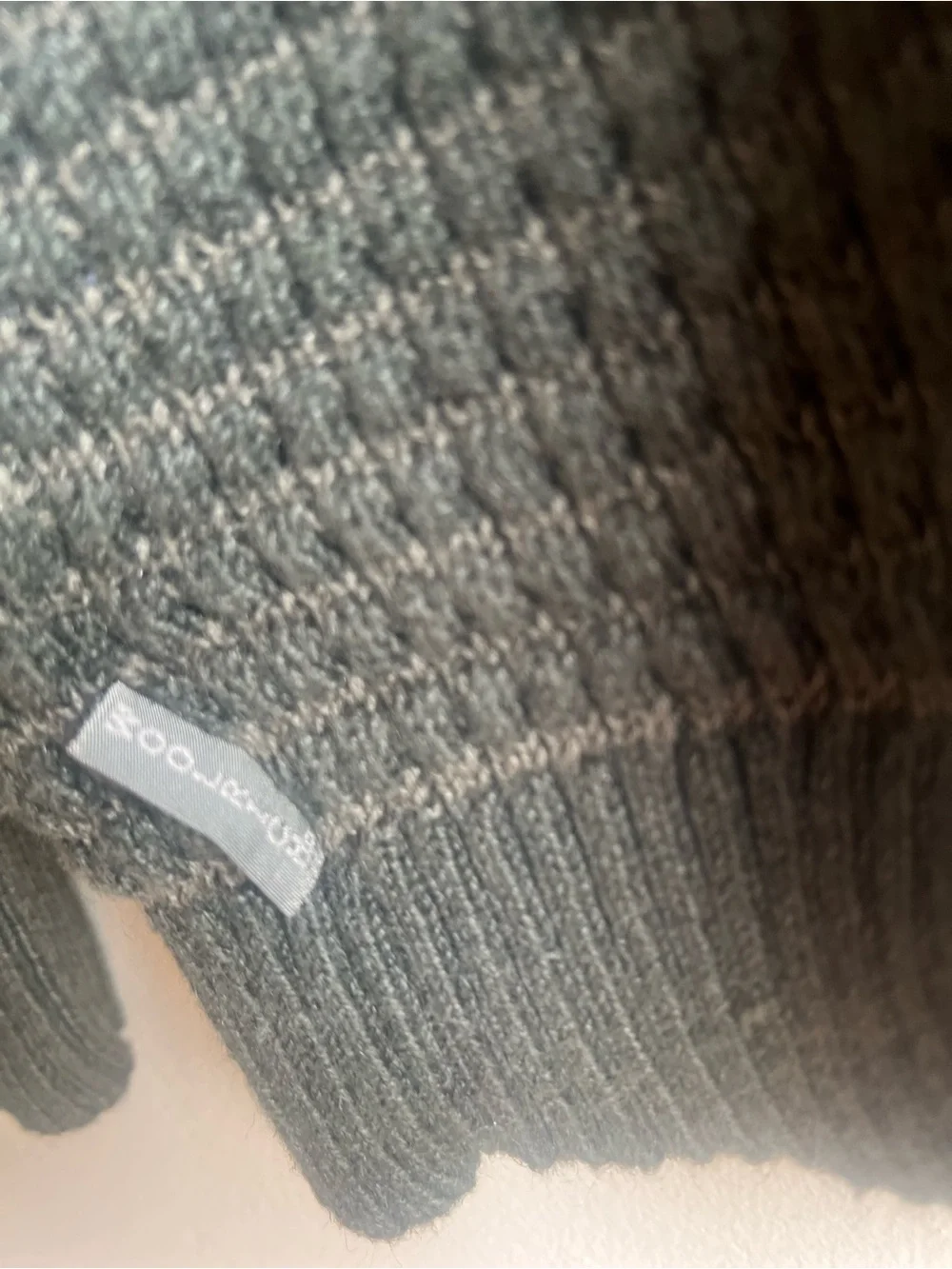 Woolrich Green Textured Knit Crewneck Sweater Granola Outdoorsy
